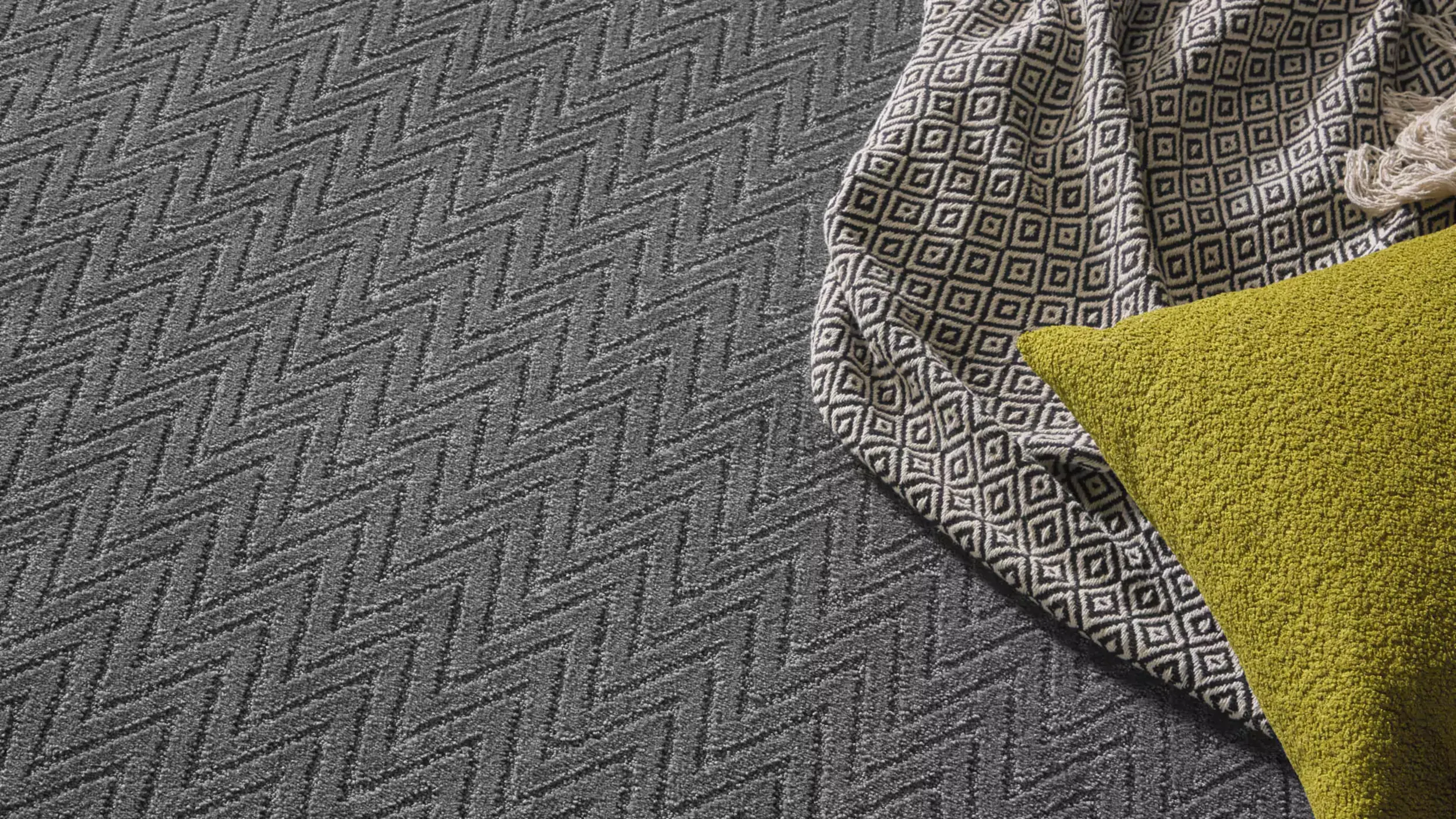 Carpet - Textured - Chevron